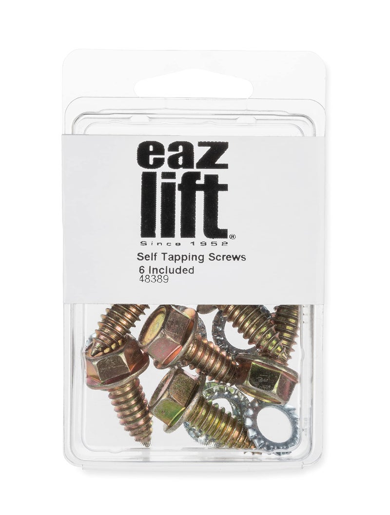Eaz-Lift Parts/Accessories Tapping Screw 3/8" x 1" 6-Pack(48389) - Image 3